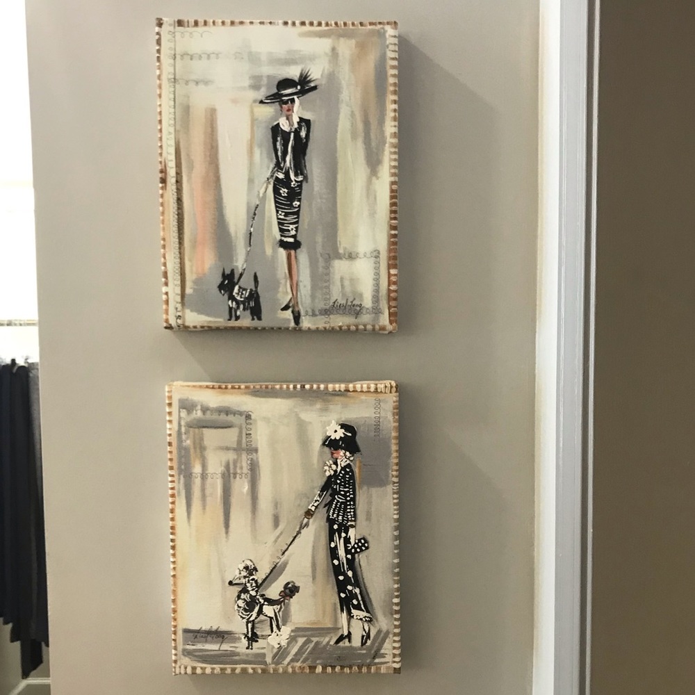 Pair of paintings